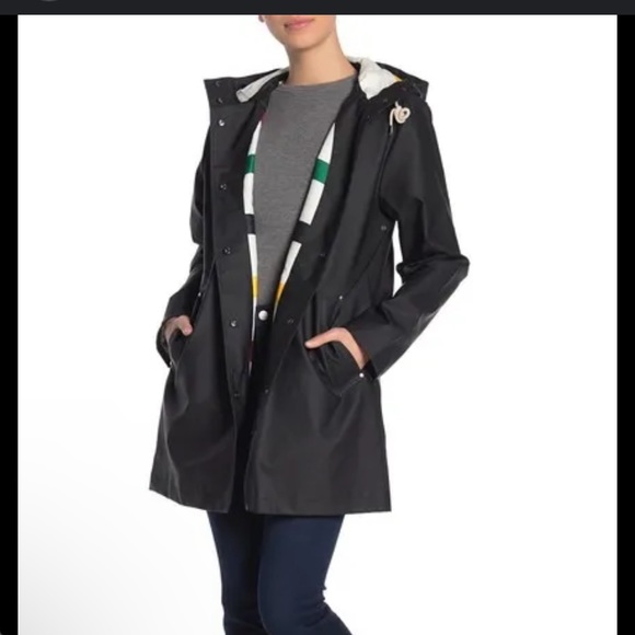 Pendleton Surrey Slicker Raincoat in Black, Size Large - Picture 2 of 12